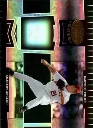 2004 Leaf Certified Cuts #4 - Bartolo Colon - Anaheim Angels