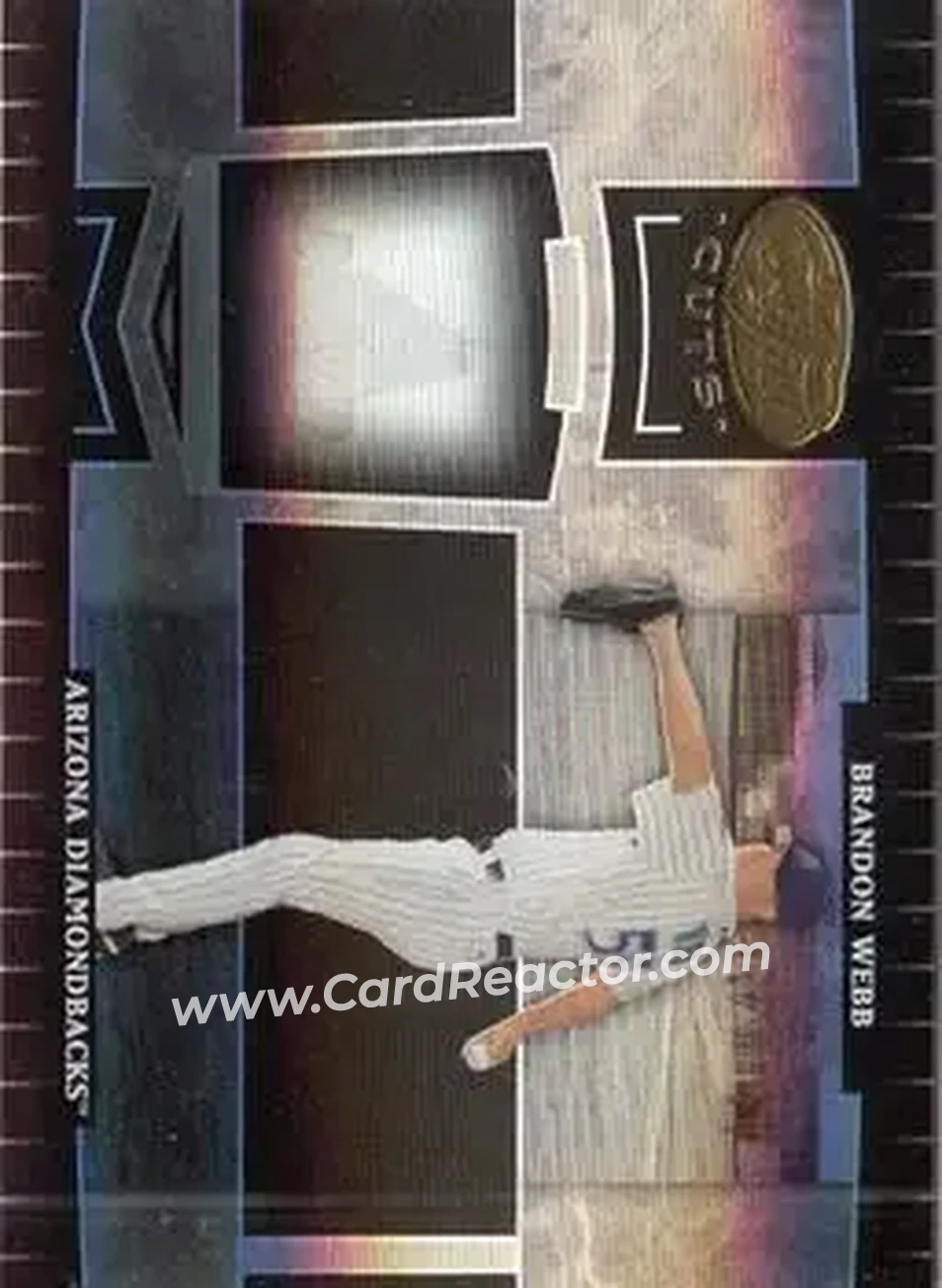 2004 Leaf Certified Cuts #8 - Brandon Webb - Arizona Diamondbacks - Front