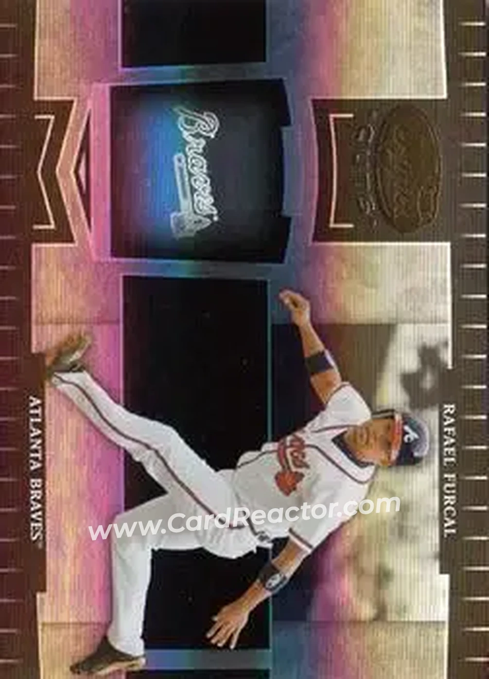 2004 Leaf Certified Cuts #15 - Rafael Furcal - Atlanta Braves - Front
