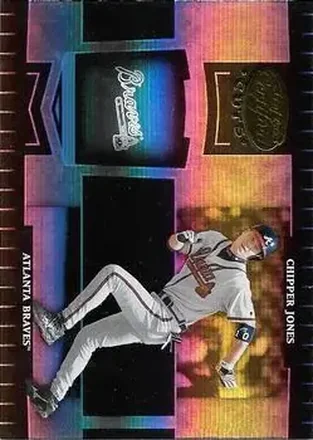 2004 Leaf Certified Cuts #16 - Chipper Jones - Atlanta Braves