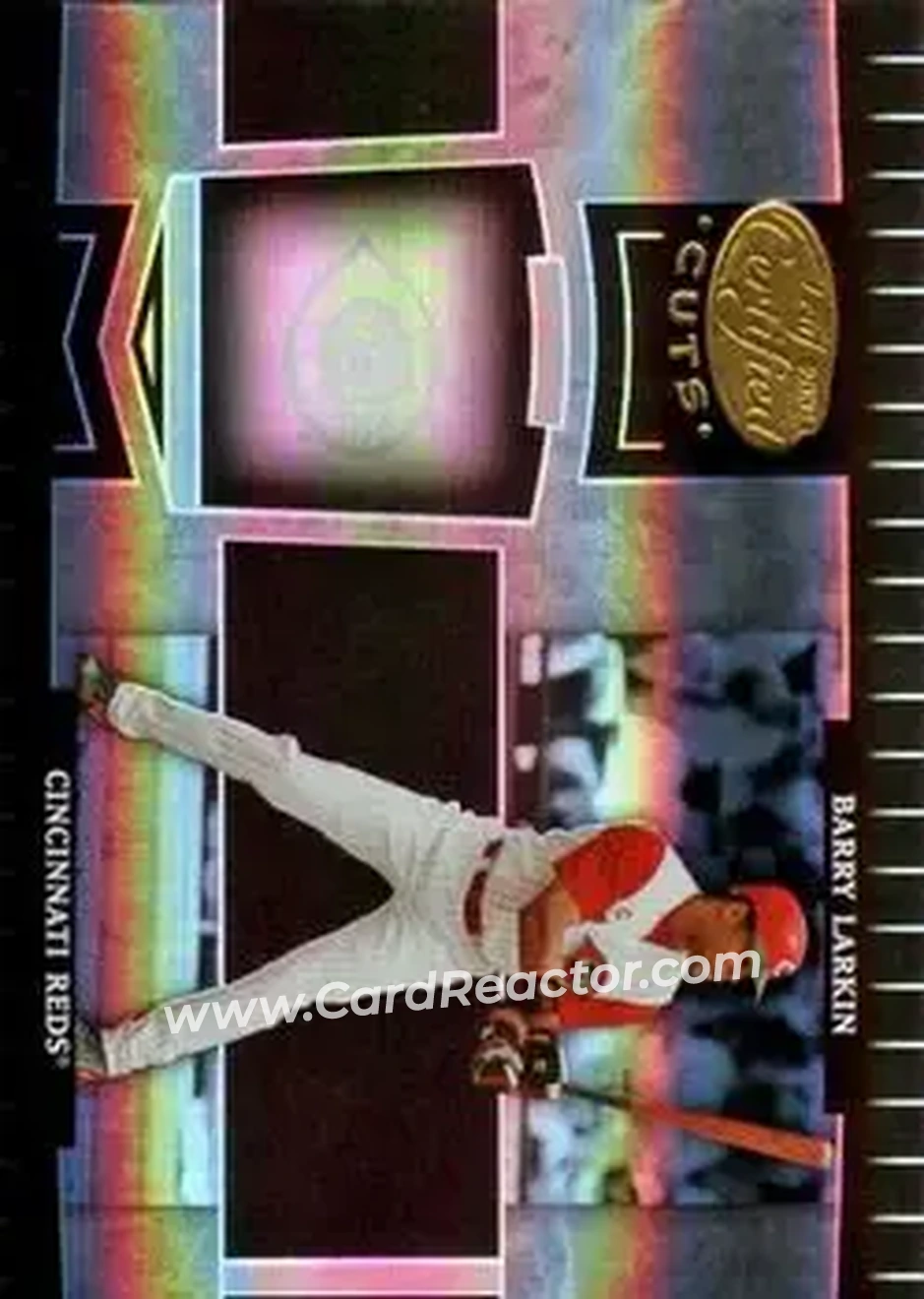 2004 Leaf Certified Cuts #60 - Barry Larkin - Cincinnati Reds - Front
