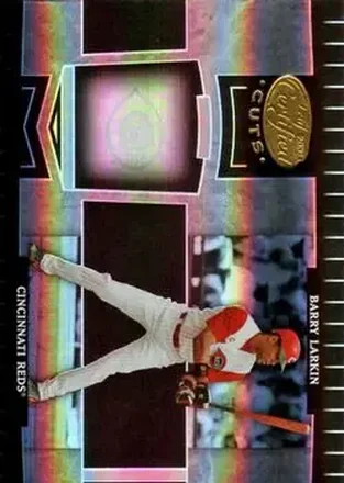 2004 Leaf Certified Cuts #60 - Barry Larkin - Cincinnati Reds