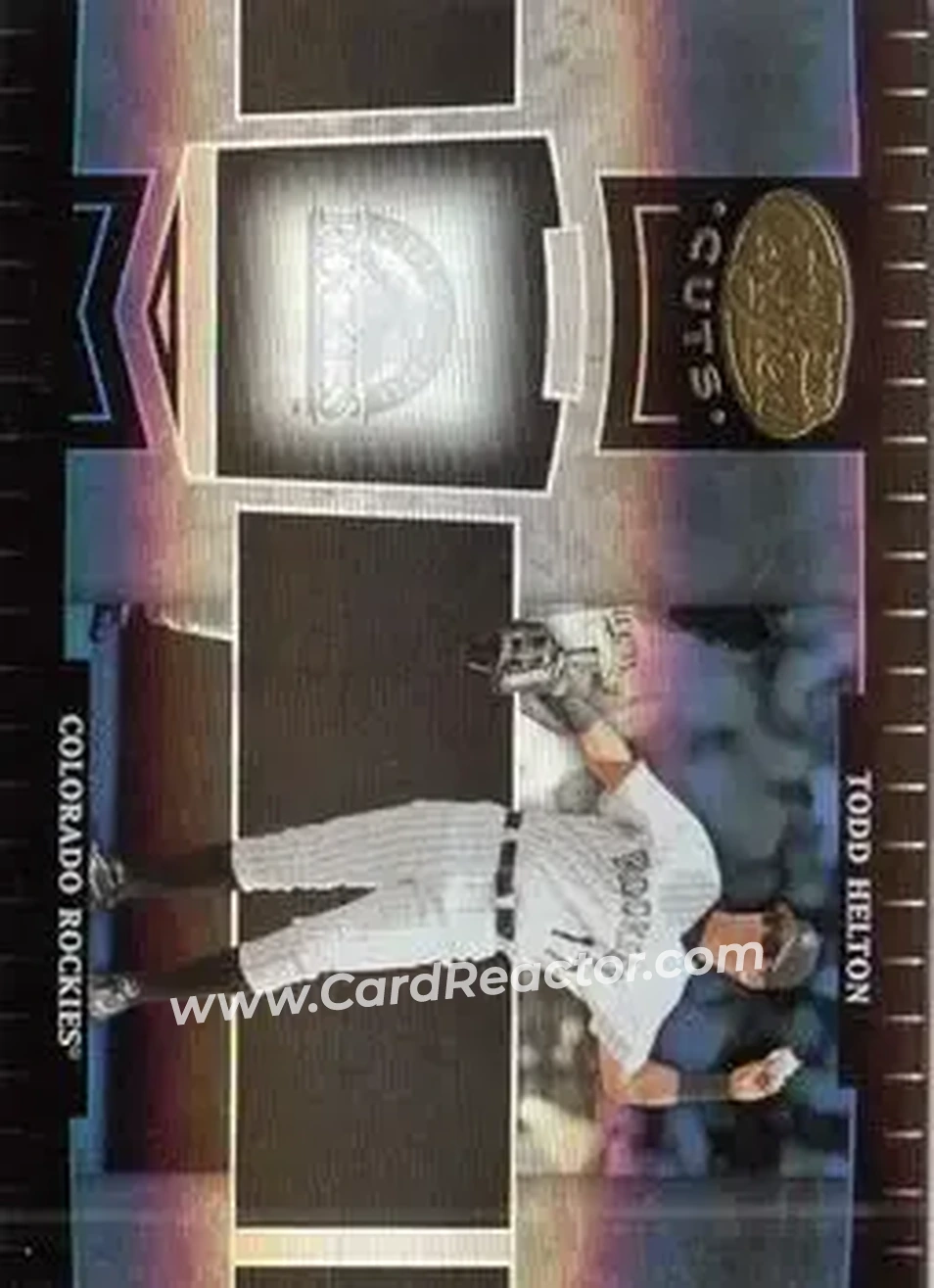 2004 Leaf Certified Cuts #71 - Todd Helton - Colorado Rockies - Front