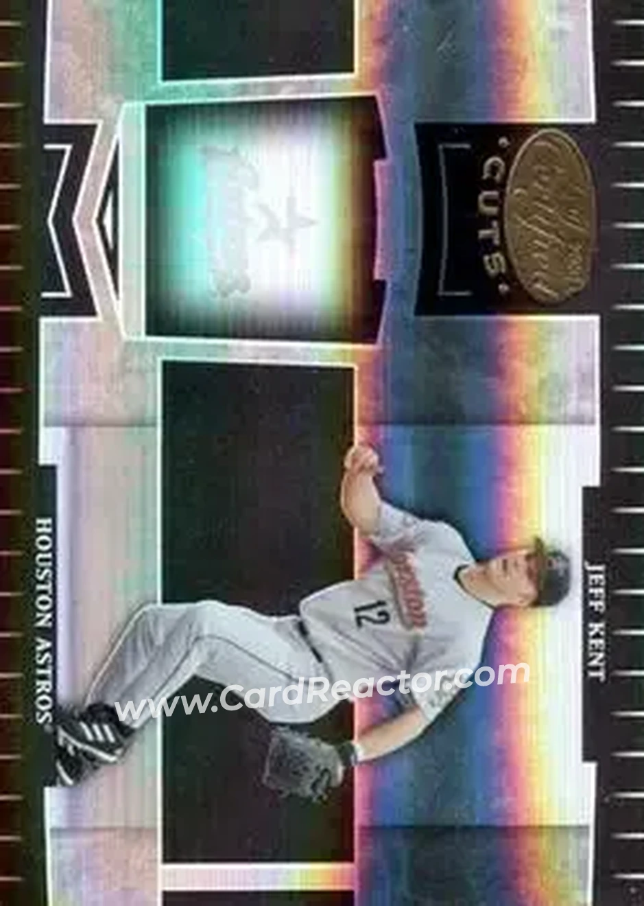 2004 Leaf Certified Cuts #93 - Jeff Kent - Houston Astros - Front