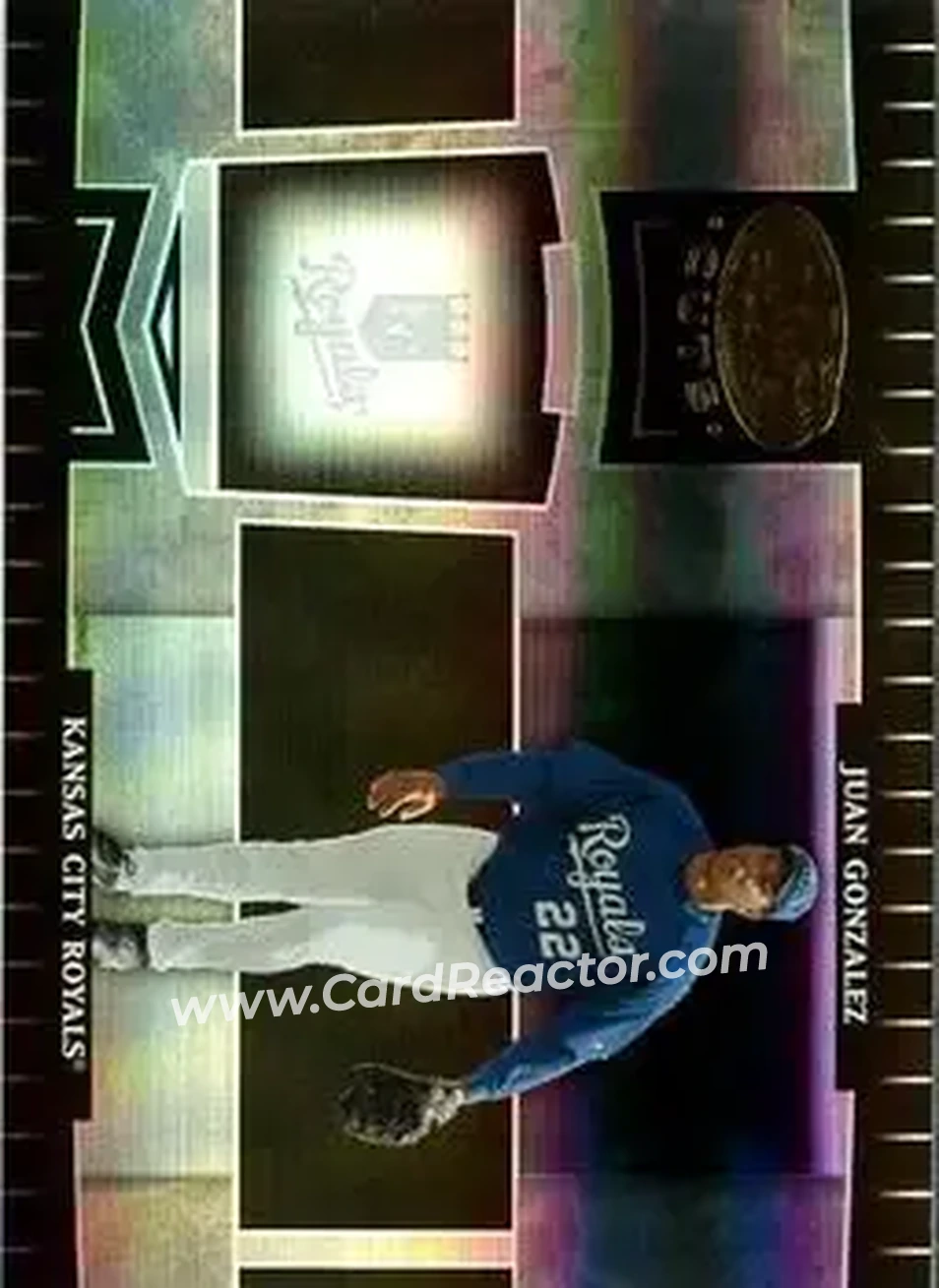 2004 Leaf Certified Cuts #99 - Juan Gonzalez - Kansas City Royals - Front