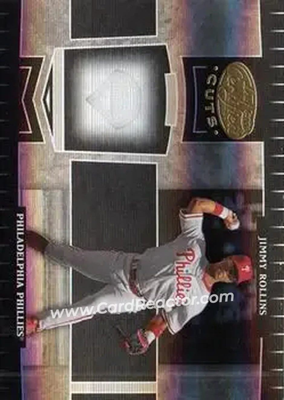 2004 Leaf Certified Cuts #149 - Jimmy Rollins - Philadelphia Phillies - Front