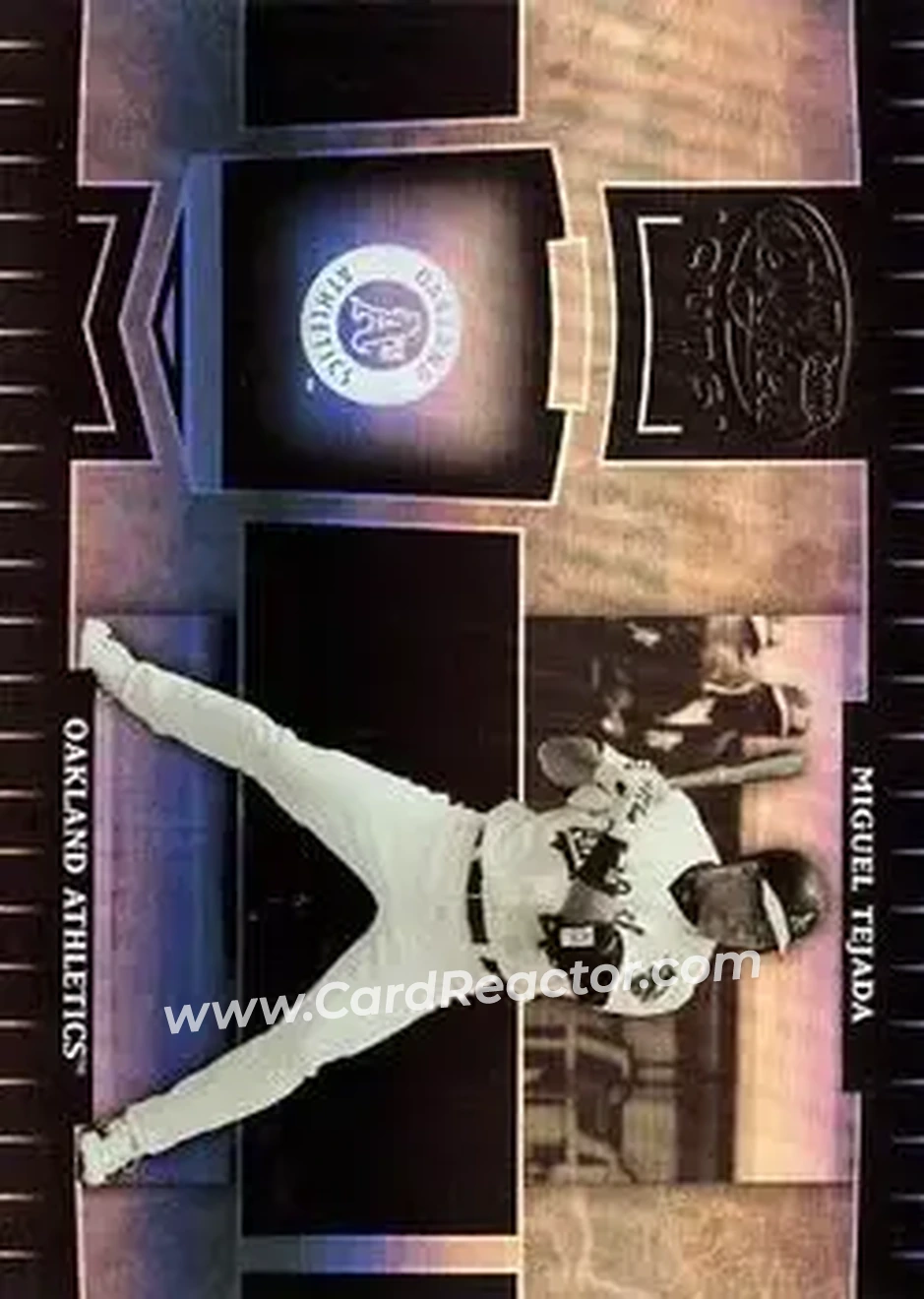 2004 Leaf Certified Cuts #204 - Miguel Tejada - Oakland Athletics - Front