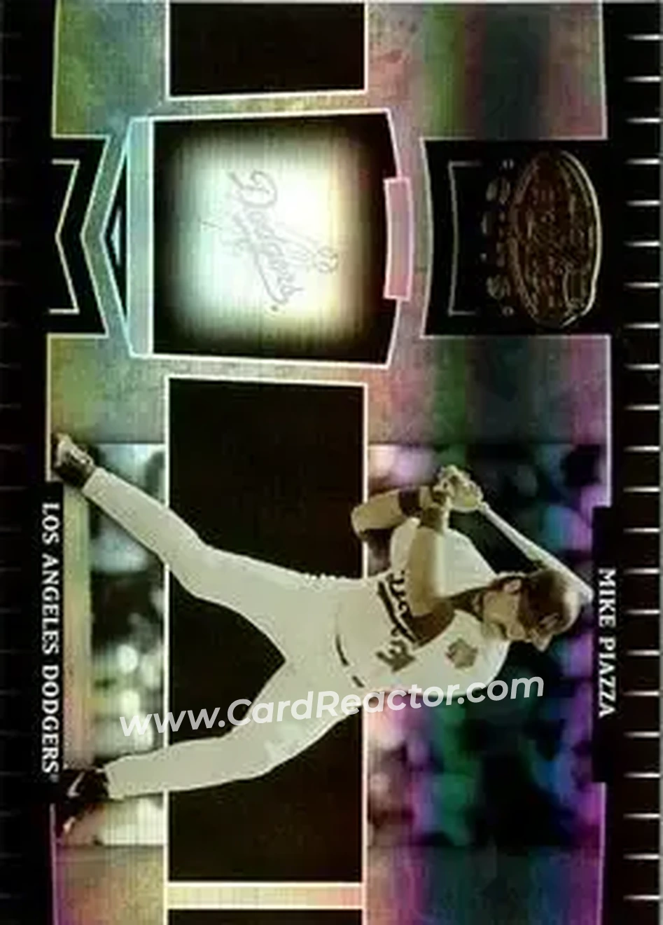 2004 Leaf Certified Cuts #212 - Mike Piazza - Los Angeles Dodgers - Front 2004 Leaf Certified Cuts #212 - Mike Piazza - Los Angeles Dodgers - Front