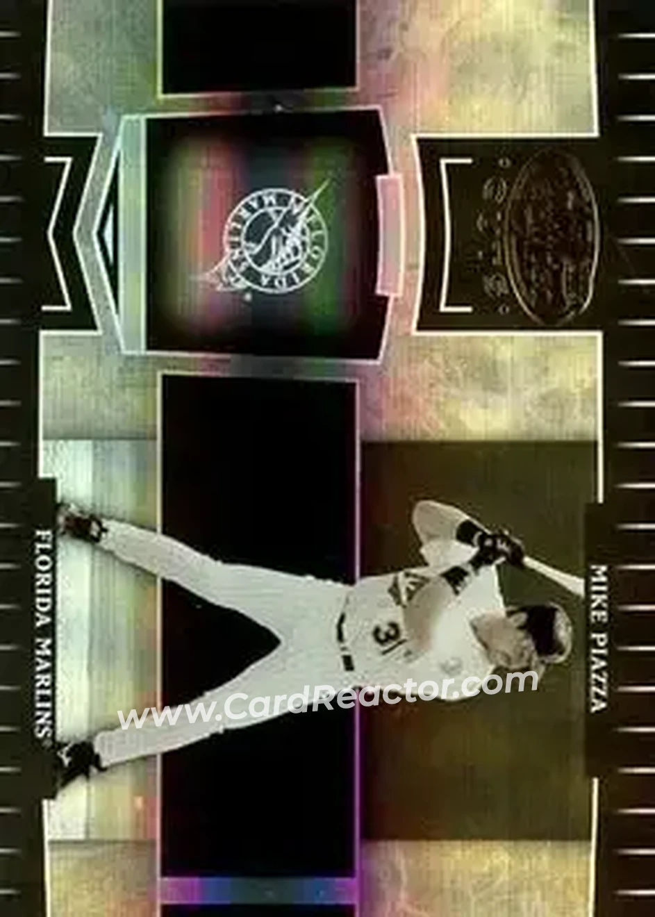 2004 Leaf Certified Cuts #221 - Mike Piazza - Florida Marlins - Front