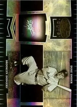 2004 Leaf Certified Cuts #224 - Edwin "Duke" Snider - Brooklyn Dodgers