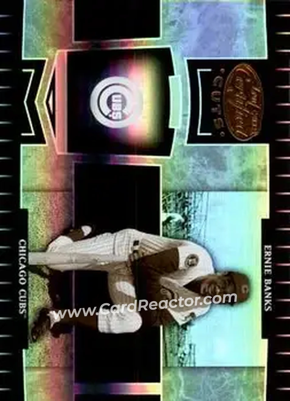 2004 Leaf Certified Cuts #225 - Ernie Banks - Chicago Cubs - Front