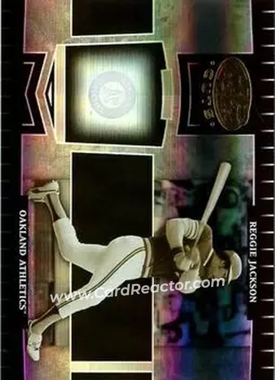 2004 Leaf Certified Cuts #240 - Reggie Jackson (b.1946 OF) - Oakland Athletics - Front