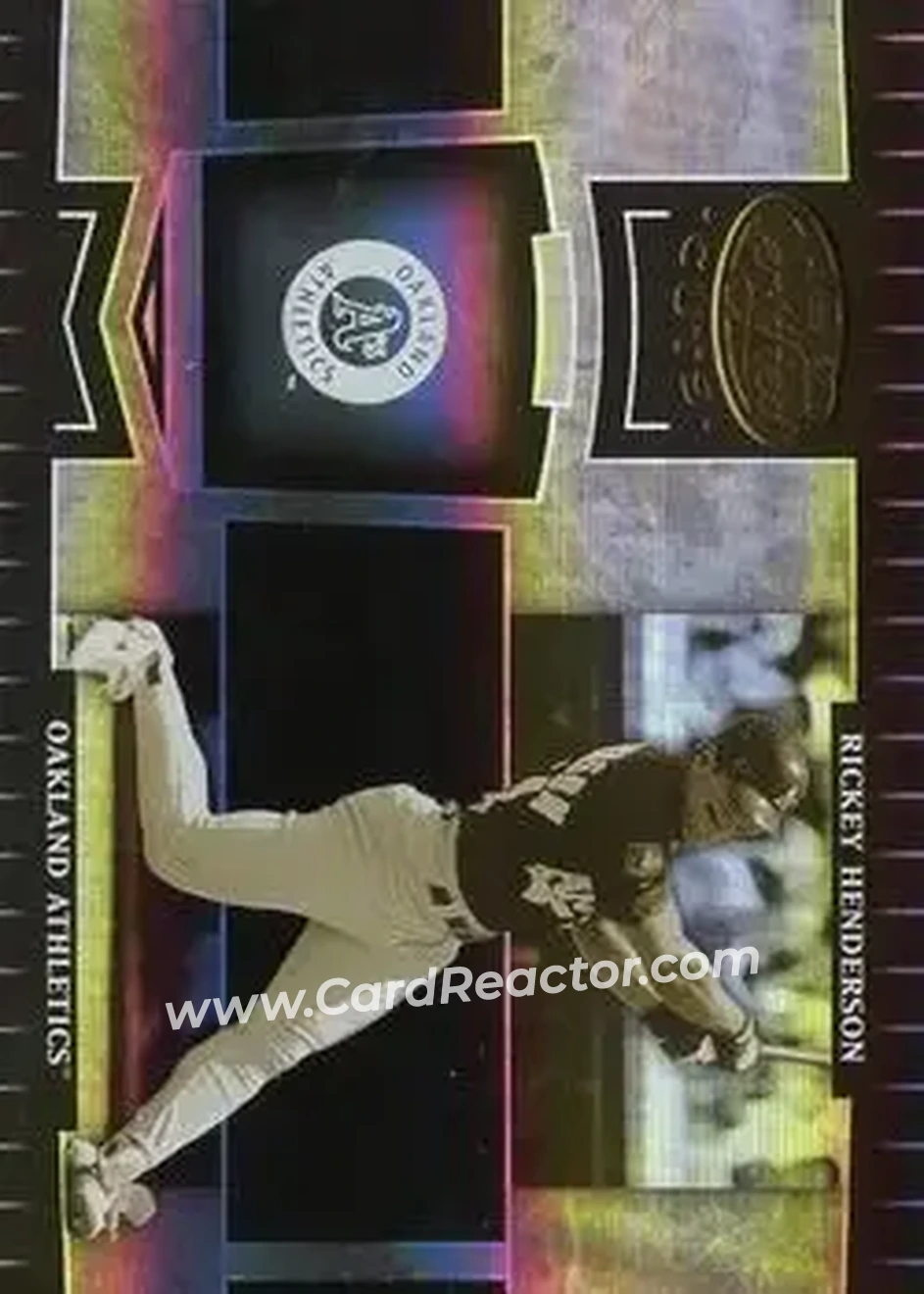 2004 Leaf Certified Cuts #241 - Rickey Henderson - Oakland Athletics - Front