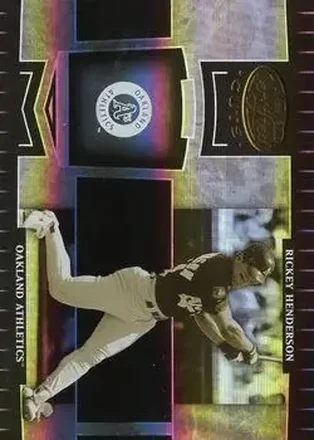 2004 Leaf Certified Cuts #241 - Rickey Henderson - Oakland Athletics