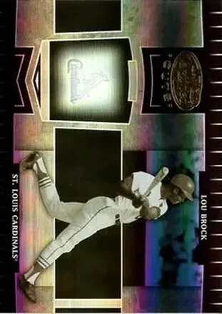 2004 Leaf Certified Cuts #246 - Lou Brock - St. Louis Cardinals
