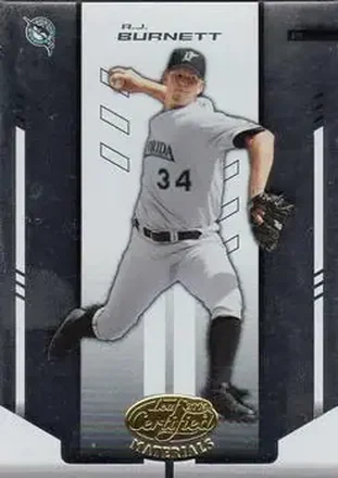 2004 Leaf Certified Materials #1 A.J. Burnett