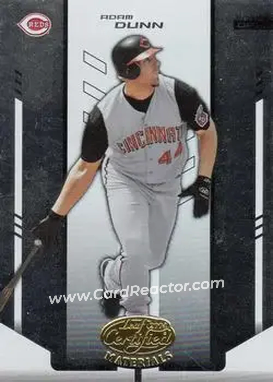 2004 Leaf Certified Materials #2 - Adam Dunn - Cincinnati Reds - Front