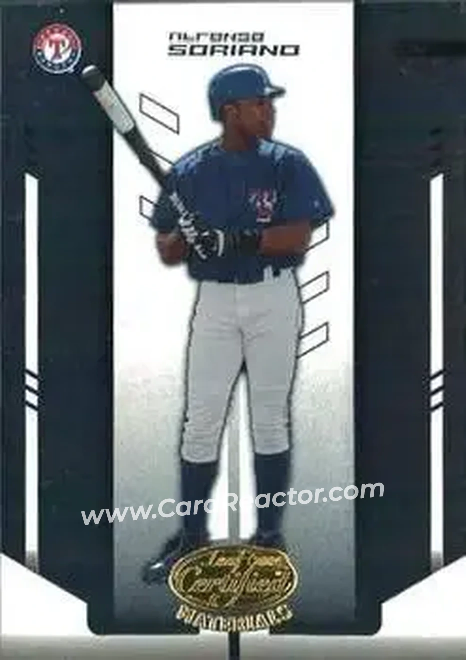 2004 Leaf Certified Materials #10 - Alfonso Soriano - Texas Rangers - Front