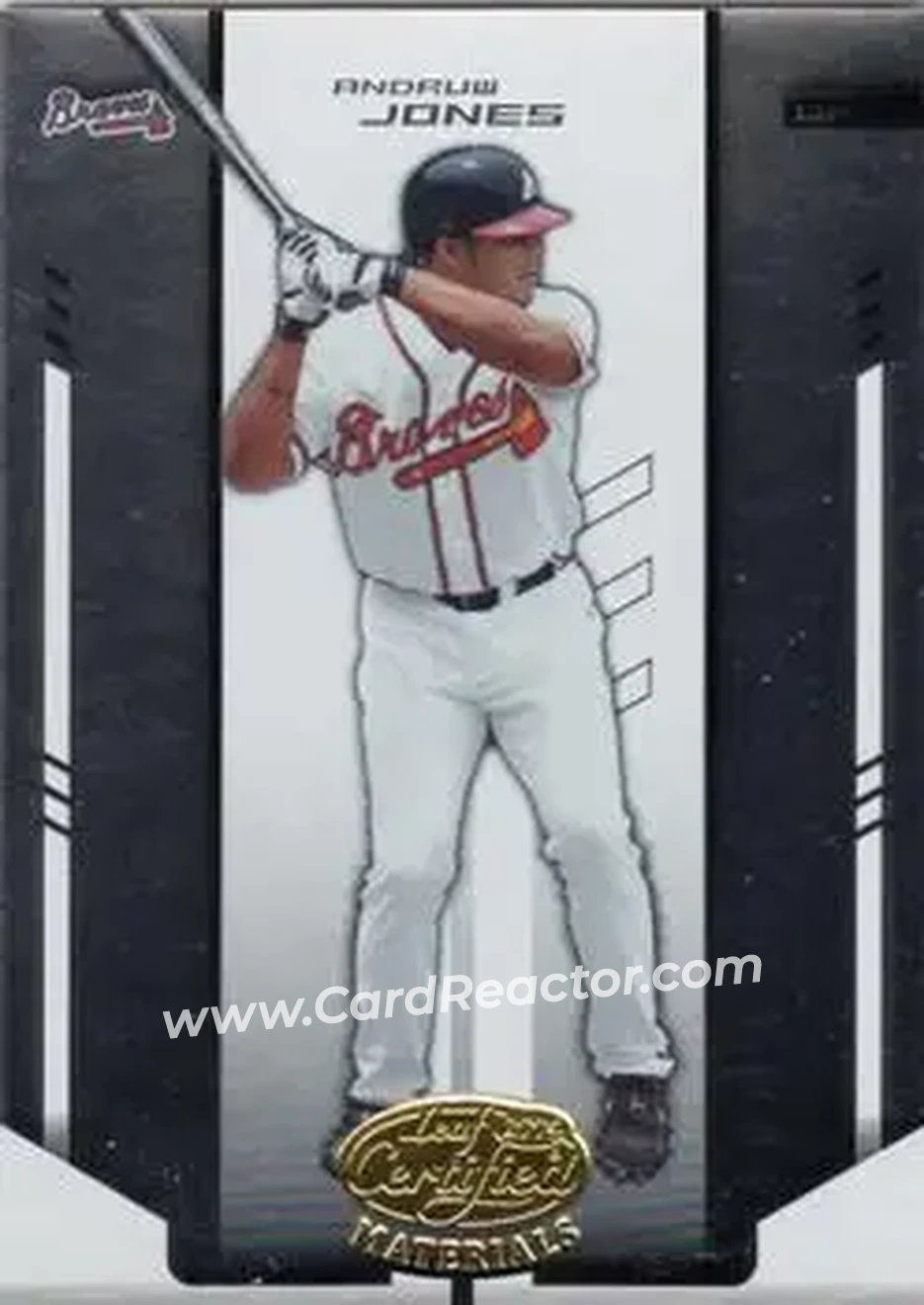2004 Leaf Certified Materials #11 - Andruw Jones - Atlanta Braves - Front