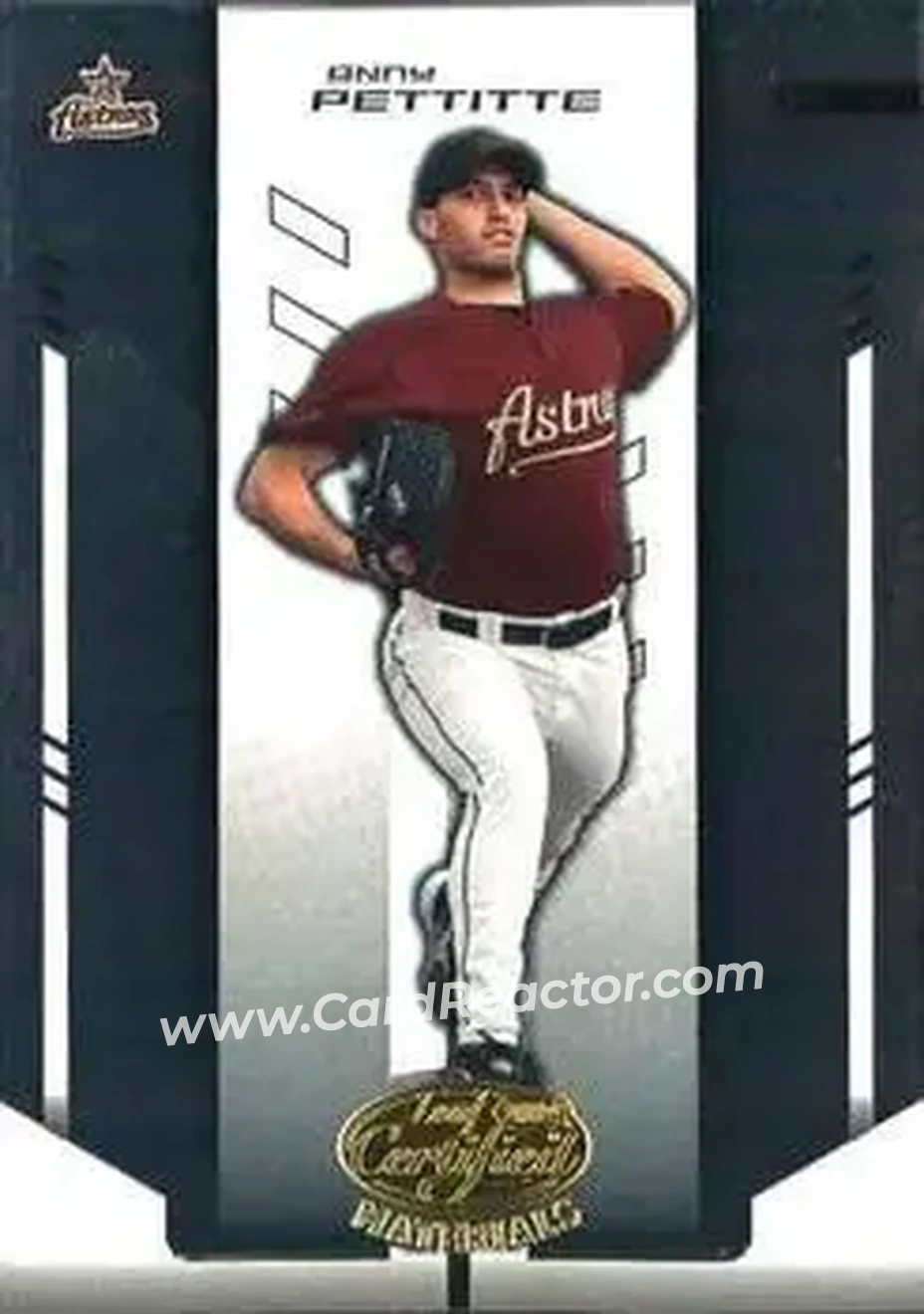 2004 Leaf Certified Materials #12 - Andy Pettitte - Houston Astros - Front