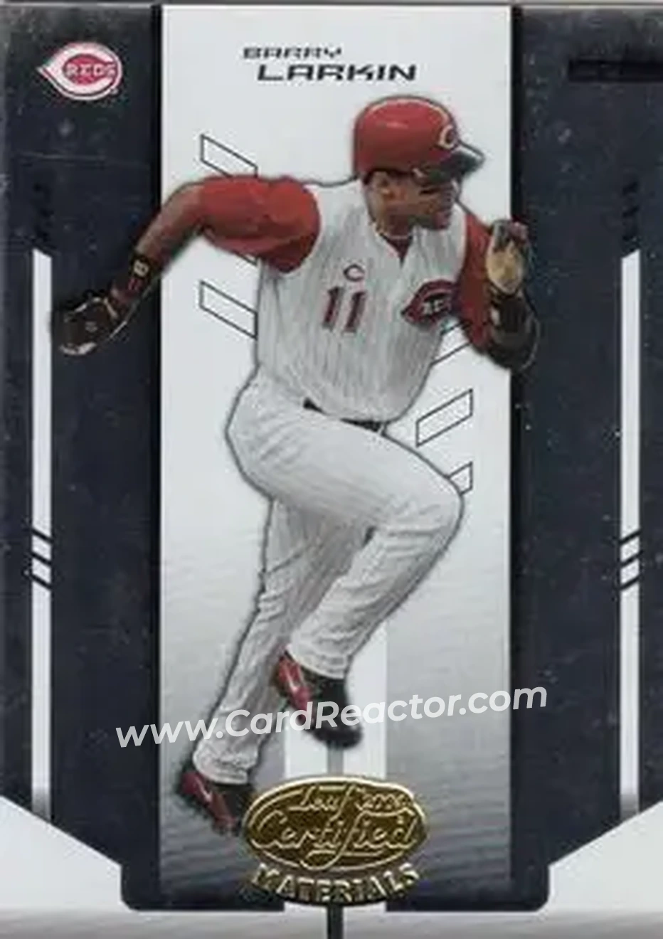 2004 Leaf Certified Materials #17 - Barry Larkin - Cincinnati Reds - Front