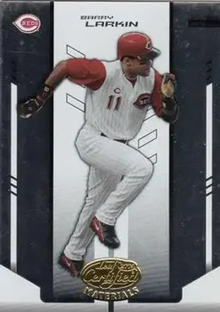 2004 Leaf Certified Materials #17 - Barry Larkin - Cincinnati Reds