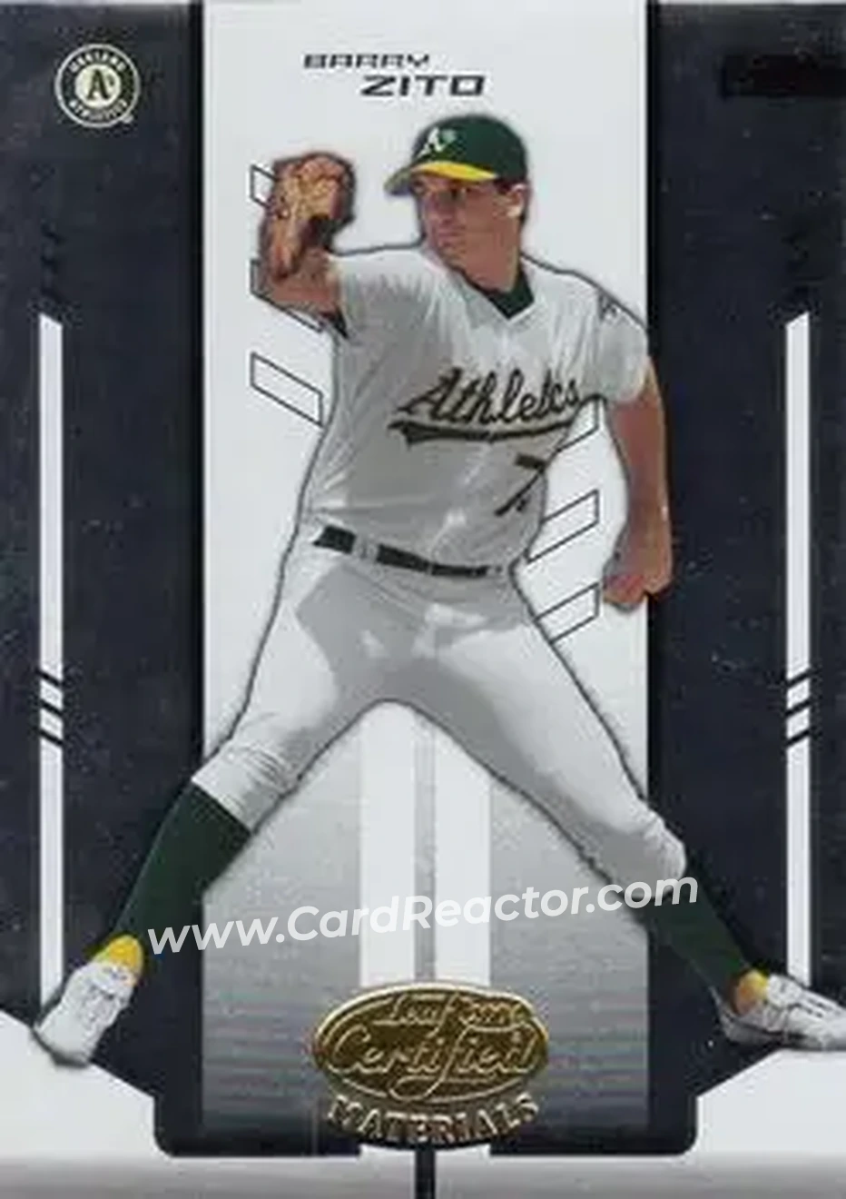 2004 Leaf Certified Materials #18 - Barry Zito - Oakland Athletics - Front