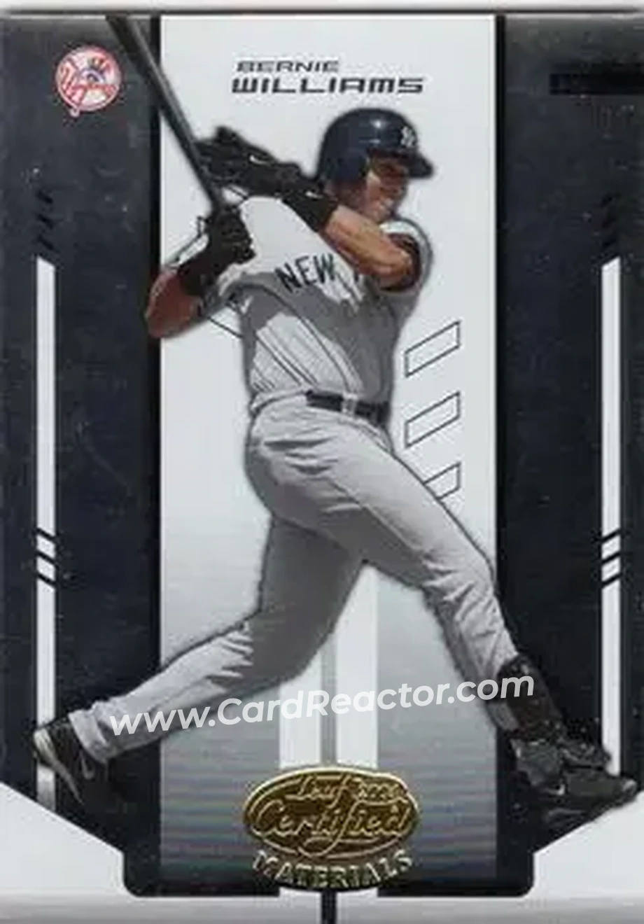 2004 Leaf Certified Materials #20 - Bernie Williams - New York Yankees - Front