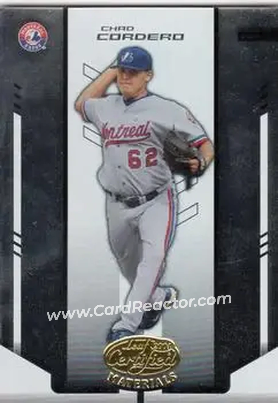 2004 Leaf Certified Materials #30 - Chad Cordero - Montreal Expos - Front