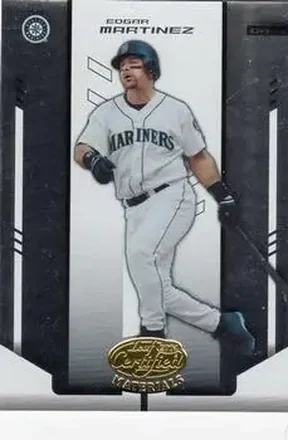 2004 Leaf Certified Materials #54 - Edgar Martinez - Seattle Mariners