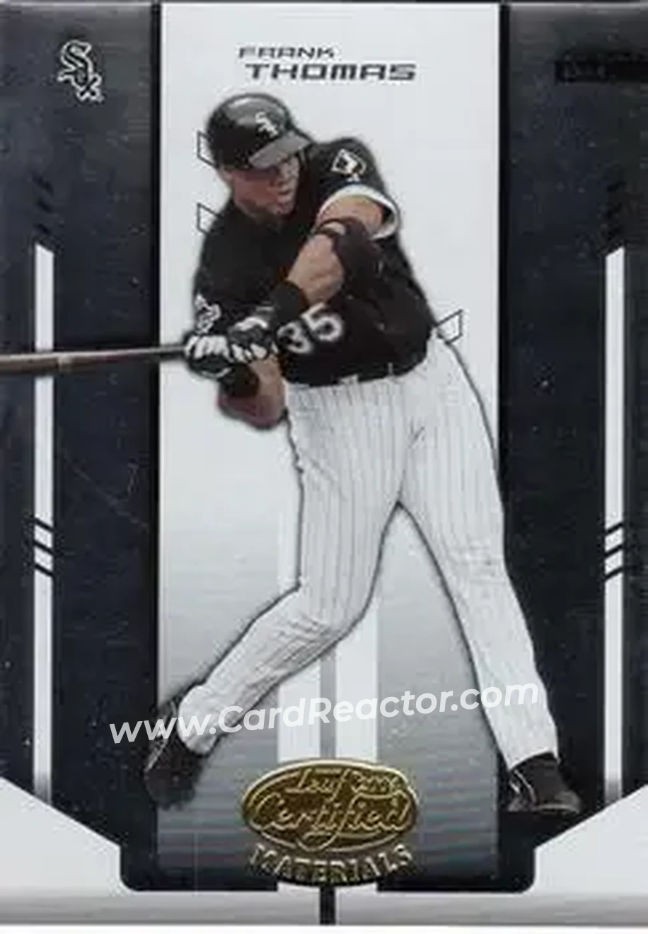 2004 Leaf Certified Materials #62 - Frank Thomas - Chicago White Sox - Front