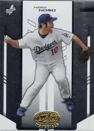 2004 Leaf Certified Materials #73 - Hideo Nomo - Los Angeles Dodgers