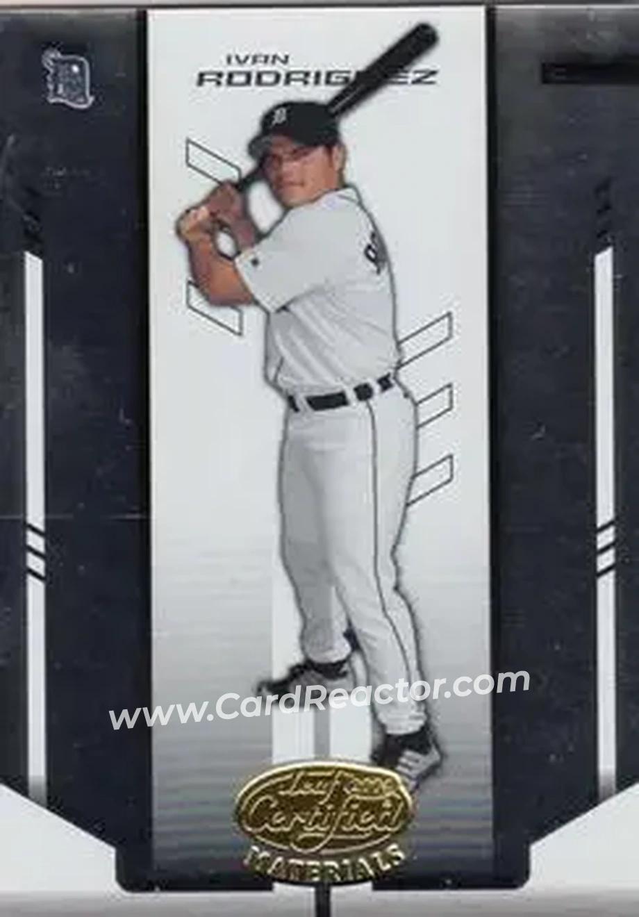 2004 Leaf Certified Materials #76 - Ivan Rodriguez - Detroit Tigers - Front 2004 Leaf Certified Materials #76 - Ivan Rodriguez - Detroit Tigers - Front
