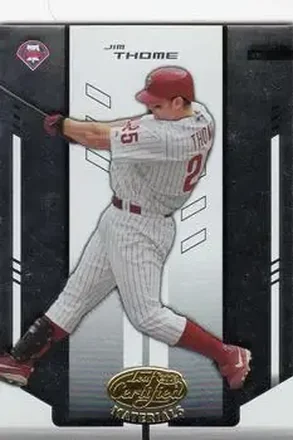 2004 Leaf Certified Materials #98 - Jim Thome - Philadelphia Phillies