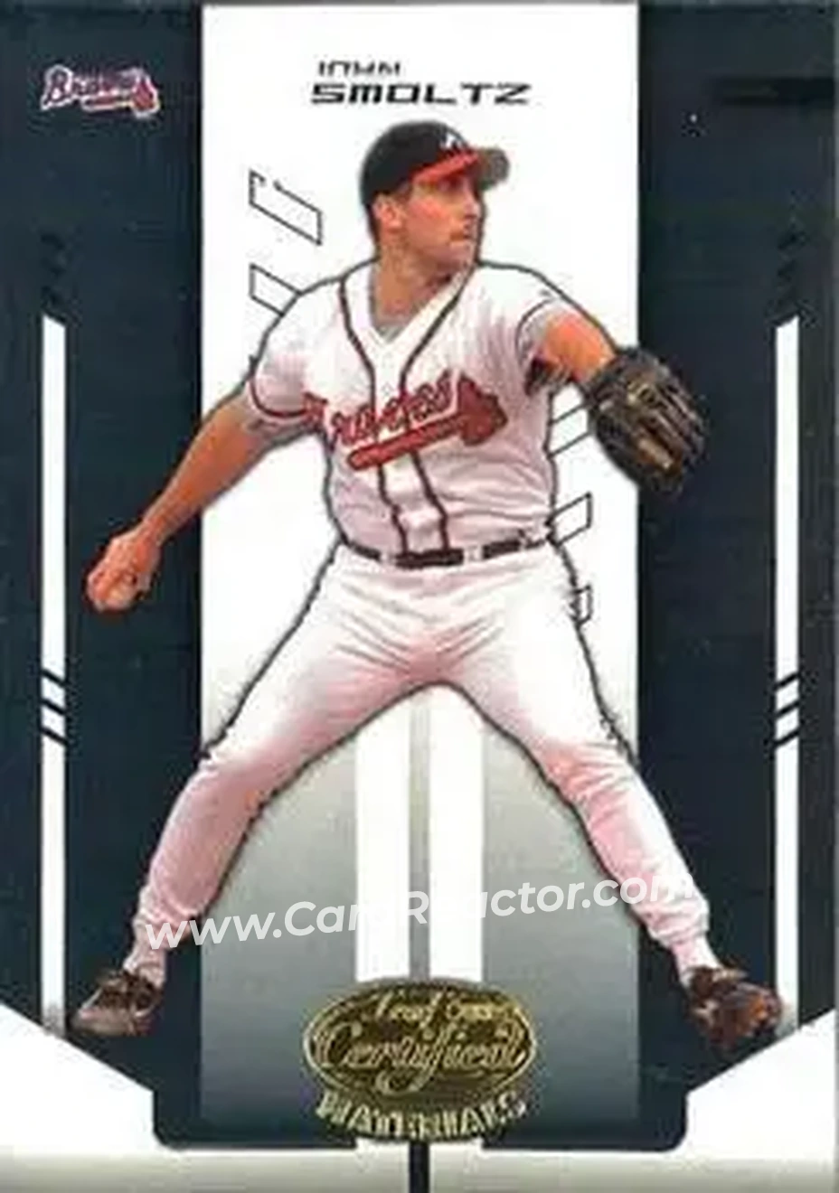 2004 Leaf Certified Materials #104 - John Smoltz - Atlanta Braves - Front