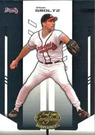 2004 Leaf Certified Materials #104 - John Smoltz - Atlanta Braves