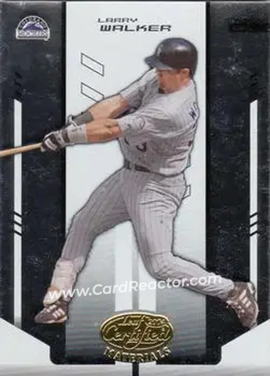 2004 Leaf Certified Materials #122 - Larry Walker - Colorado Rockies - Front