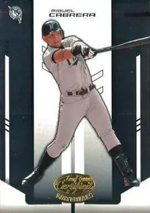 2004 Leaf Certified Materials #137 - Miguel Cabrera - Florida Marlins