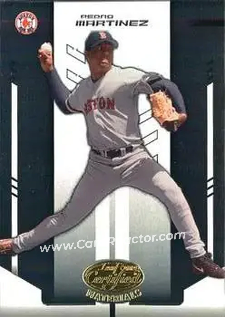 2004 Leaf Certified Materials #151 - Pedro Martinez - Boston Red Sox - Front