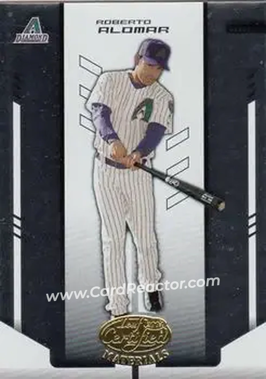 2004 Leaf Certified Materials #162 - Roberto Alomar - Arizona Diamondbacks - Front