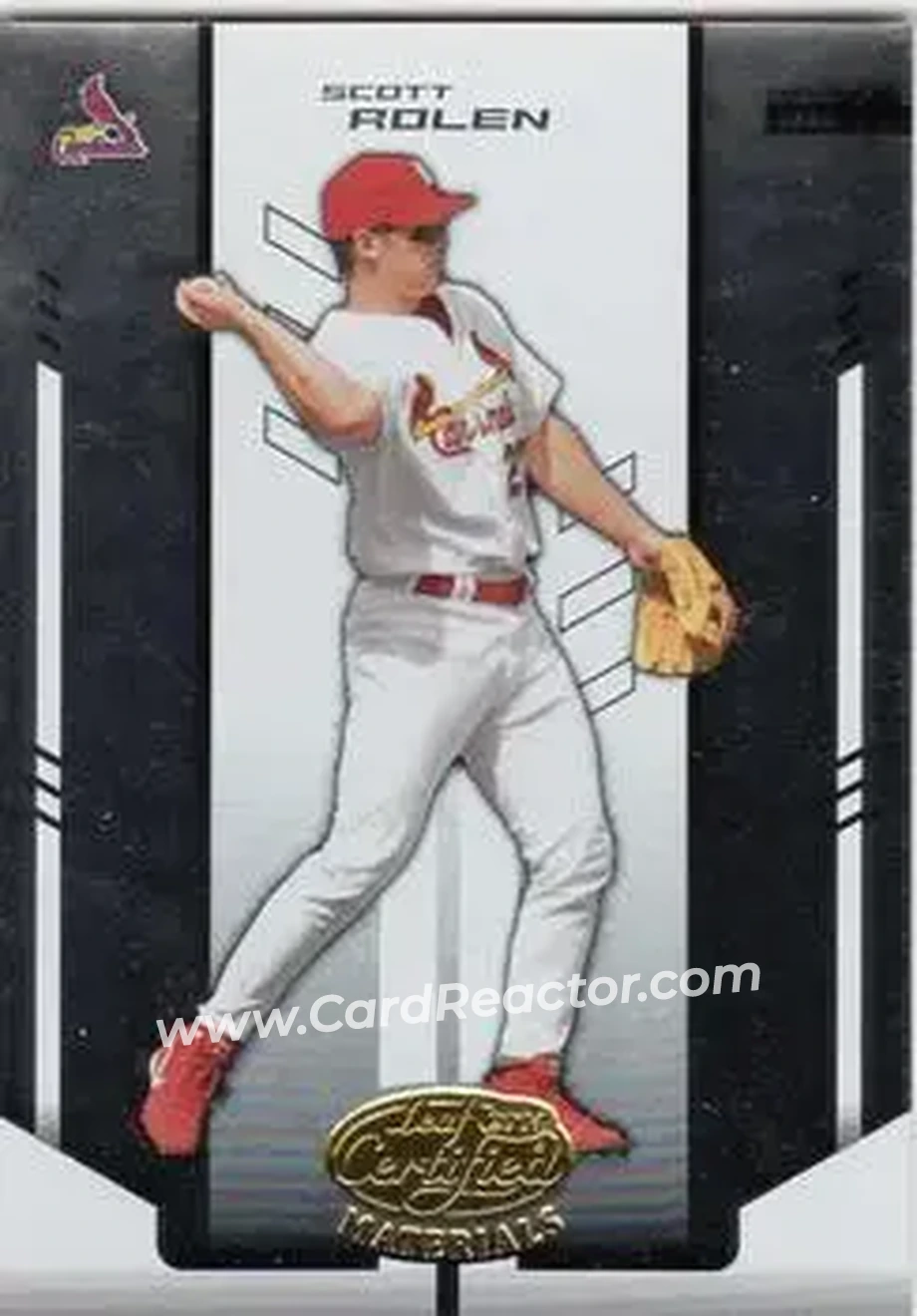 2004 Leaf Certified Materials #172 - Scott Rolen - St. Louis Cardinals - Front
