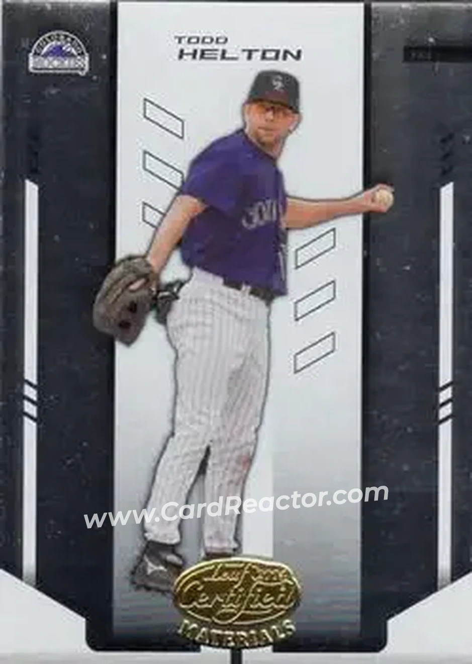 2004 Leaf Certified Materials #181 - Todd Helton - Colorado Rockies - Front
