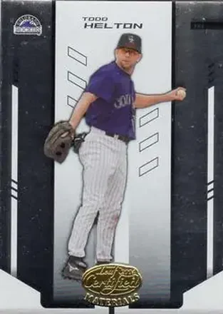 2004 Leaf Certified Materials #181 - Todd Helton - Colorado Rockies