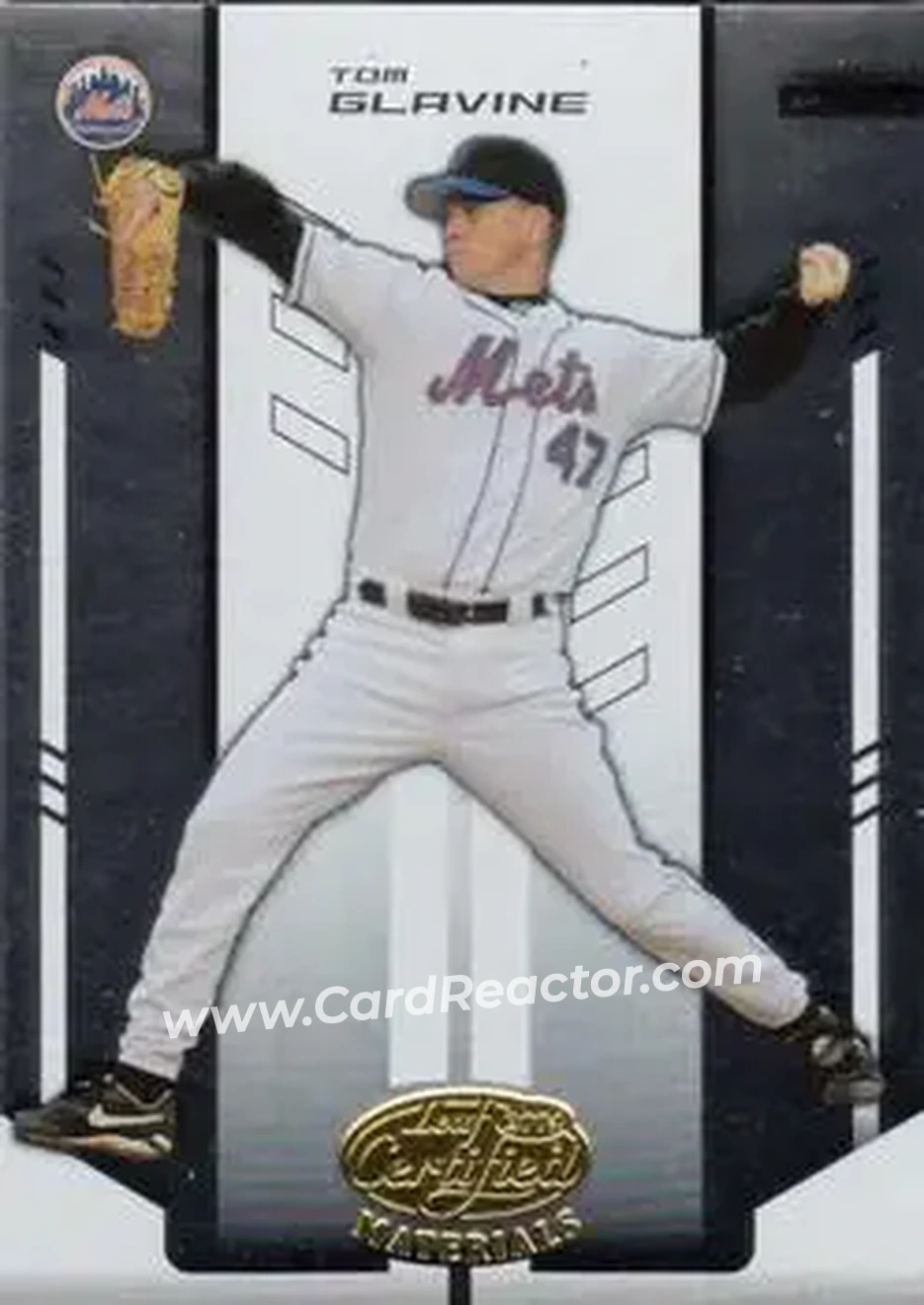 2004 Leaf Certified Materials #182 - Tom Glavine - New York Mets - Front