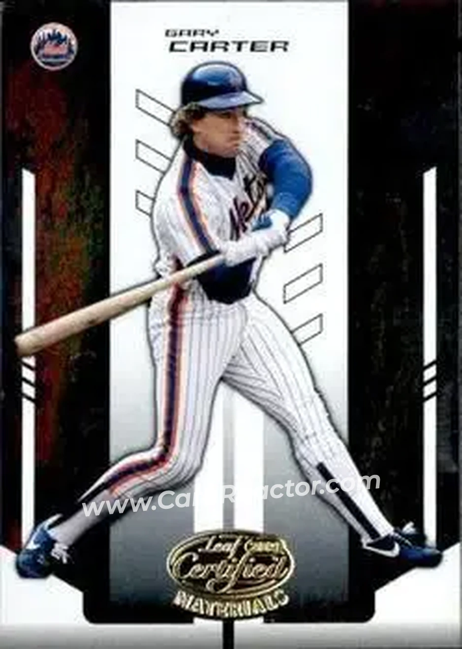 2004 Leaf Certified Materials #212 - Gary Carter - New York Mets - Front 2004 Leaf Certified Materials #212 - Gary Carter - New York Mets - Front