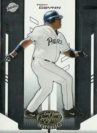 2004 Leaf Certified Materials #219 - Tony Gwynn - San Diego Padres