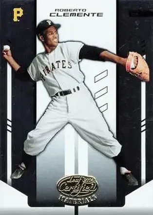 2004 Leaf Certified Materials #231 - Bob Clemente - Pittsburgh Pirates