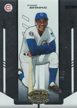 2004 Leaf Certified Materials #238 - Ernie Banks - Chicago Cubs
