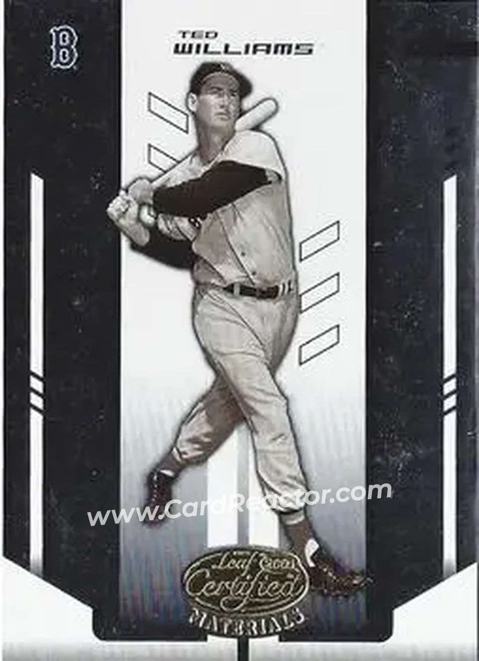 2004 Leaf Certified Materials #239 - Ted Williams - Boston Red Sox - Front 2004 Leaf Certified Materials #239 - Ted Williams - Boston Red Sox - Front