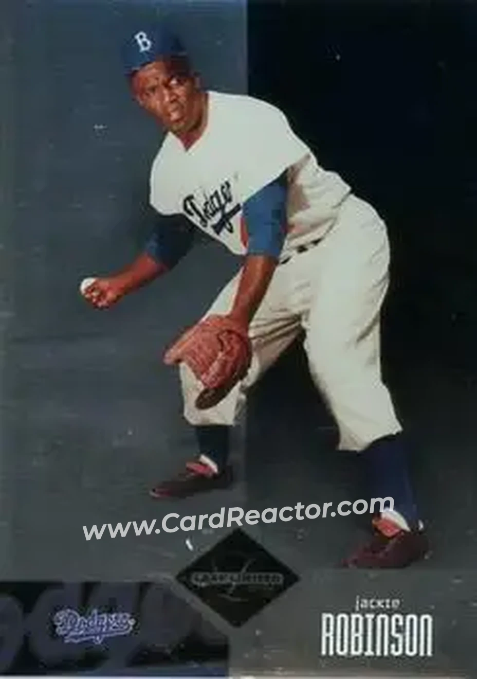 2004 Leaf Limited #211 - Jackie Robinson - Brooklyn Dodgers - Front 2004 Leaf Limited #211 - Jackie Robinson - Brooklyn Dodgers - Front
